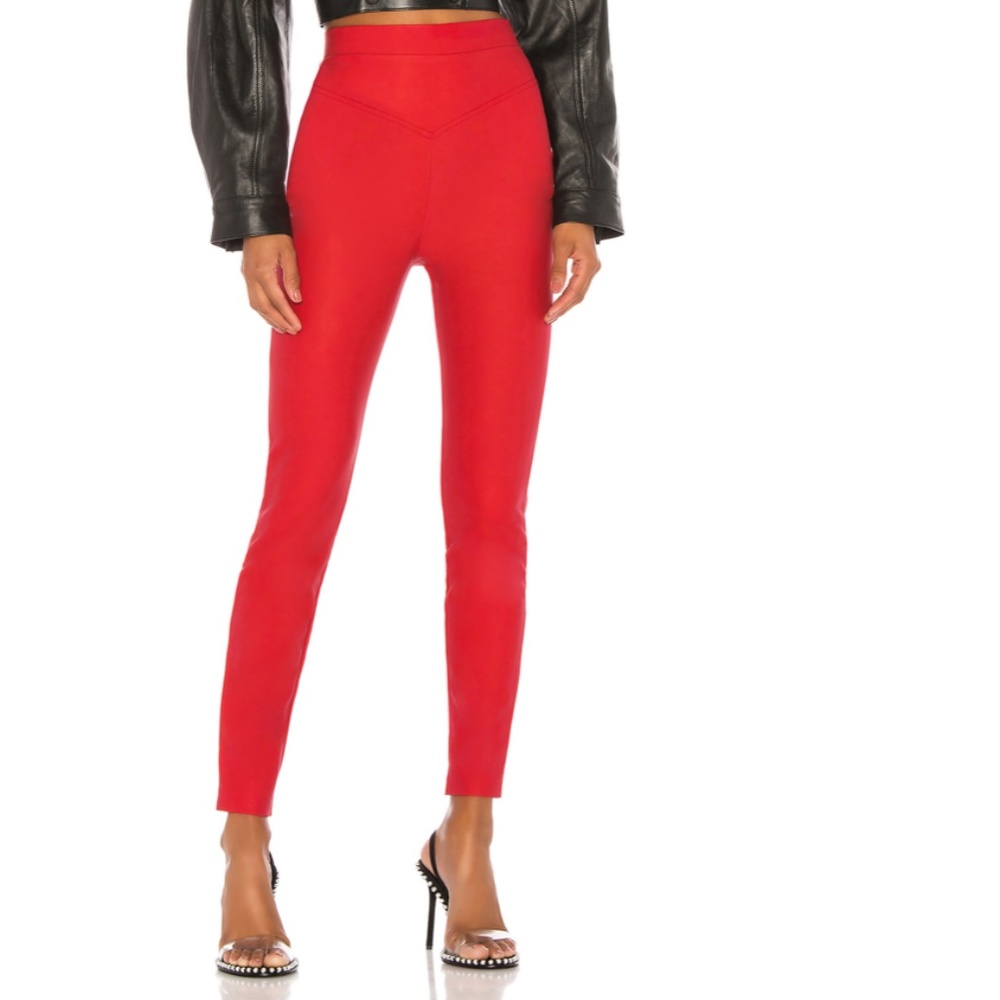 NBD Mandi Pant in Rhubarb Red new